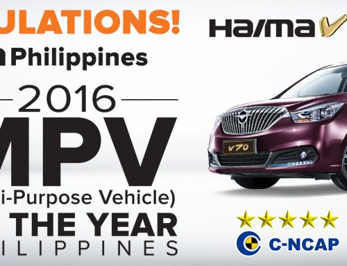Haima Philippines – HAIMA V70 NAMED BEST MPV OF THE YEAR
